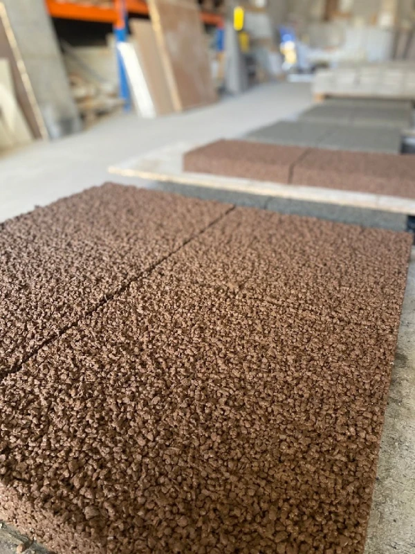 piso drenante de concreto