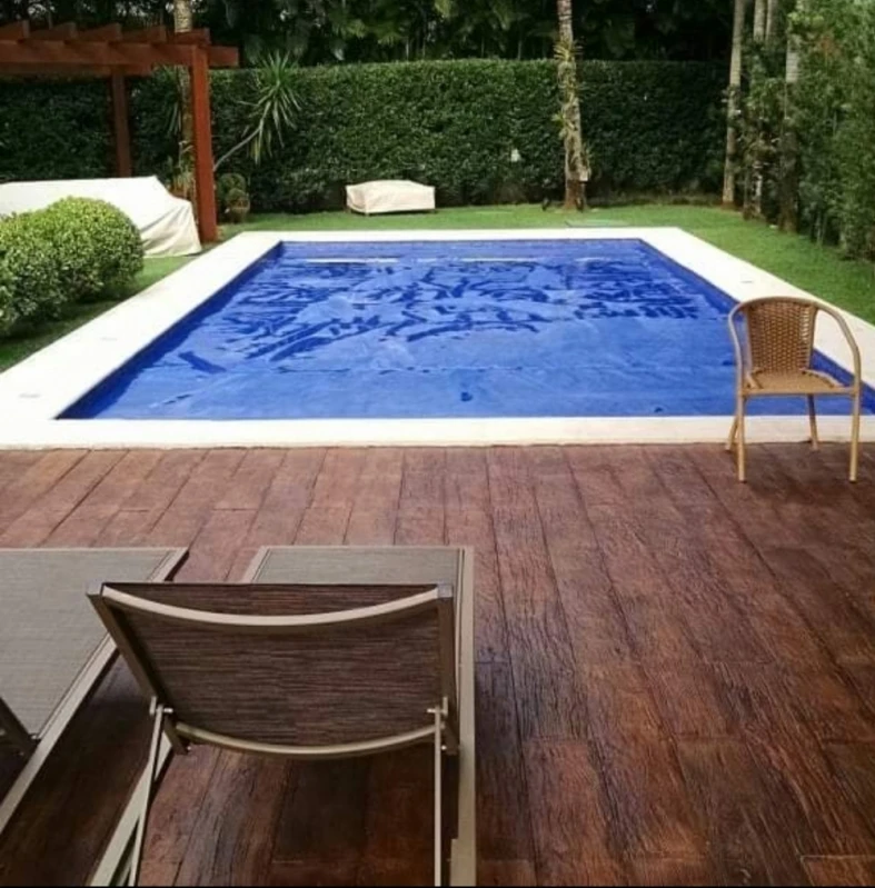 piso para deck de piscina