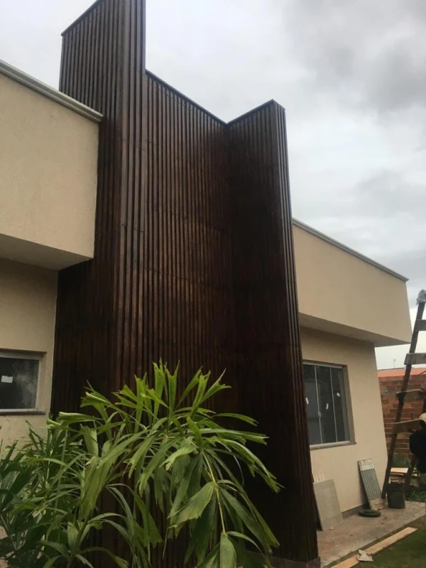 revestimento externo amadeirado